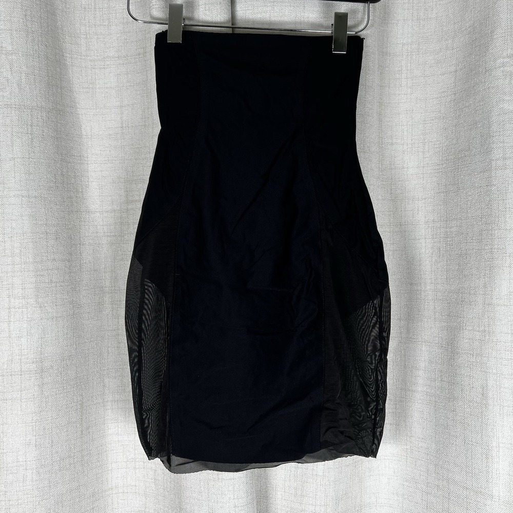 Spanx Haute Contour Sexy Chic Half Slip 486 Black Size Small Shape Wear Ret$148